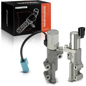 A-Premium 2-PC Left and Right Engine Variable Valve Timing (VVT) Solenoid Compatible with Nissan Pathfinder 2001-2004 & Infiniti QX4 2001-2003, 3.5L, Replace# 237964W01A, 37964W000