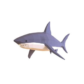 Dolphin Paper Sculpture,Pre-cut DIY Papercraft Kit,Handmade Sea Animal Figurine, Color,Low Poly Home Decor,All Accessories Included