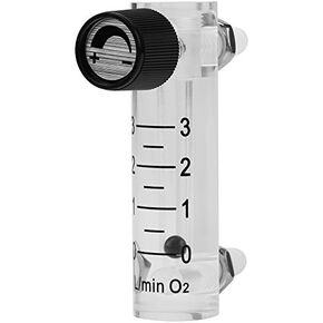 FTVOGUE Gas Regulator LZQ-2 Flowmeter 0-3LPM Flow Meter with Control Valve for Oxygen/Air/Gas
