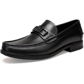 Men's Casual Dress Shoes, Premium Leather Formal Buckle Dress Loafers in Saudi Arabia
