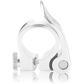 Quick Release Seatpost Clamp, Aluminum Alloy Seat Post Clamp 28.6mm 25.4mm Seatpost Seat Post Clamp Quick Release(Black)