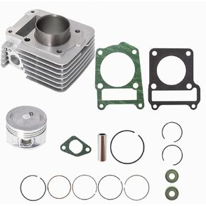 54mm Cylinder Piston Ring Top End Kit Replacement for Yamaha TTR125 2000-2005
