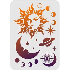 FINGERINSPIRE Music Note Stencil 29.7x21cm البلاستيك الموسيقى ملاحظة رسم اللوحة الاستنسل مستطيل قابلة لإعادة الاستخدام ملاحظات الاستنسل DIY بها بنفسك موضوع الموسيقى اللوحة الحرفية على الخشب والأرضية والجدار والبلاط