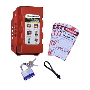 70-1187 Lock Out Guard, Red