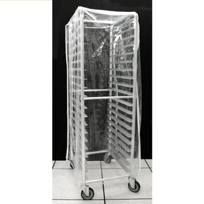 Thunder Group PLPRC020 Pan Rack Cover, for 20 Tier, Clear, NSF