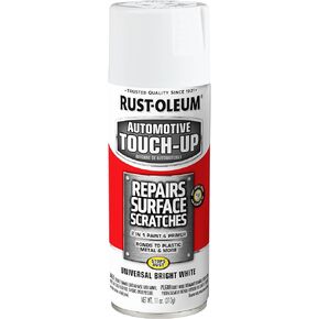 Rust-Oleum 292325 Automotive Universal Touch-Up Spray Paint, 11 oz, Bright White, (Pack of 1)