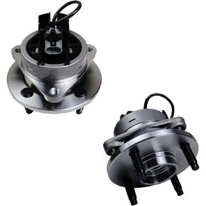 513204 2PCS Front Wheel Bearing and Hub Assembly Compatible with Chevy Cobalt 2005-2010, Saturn Ion 2003-2007, Pontiac G5 2007-2010;Pursuit 2005 2006, 4 Lug Bolts w/ABS