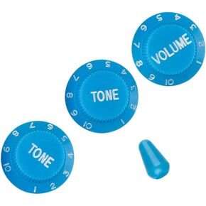 ROLIZO Strat Style Guitar Control knobs 1 Volume and 2 Tone Set for Fender ST Strat Style Guitar Aged White