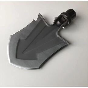 aiGear Folding Shovel Head Versatile Tactical Spade Accessory Compatible with Walking Stick Hiking Pole for Camping Trekking Outdoor Activity(MS-B005)