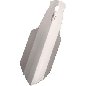 Lixada Titanium Shovel Garden Hand Shovel Outdoor Camping Hiking Backpacking Trowel with/without Clip, 6.9in/8in