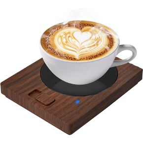 Coffee Mug Warmer, Electric Coffee Warmer for Desk Keep Coffee Beverage, Milk, Tea and Hot Chocolate Warm with 2 Temperature Setting Smart Cup Warmer（No Cup）