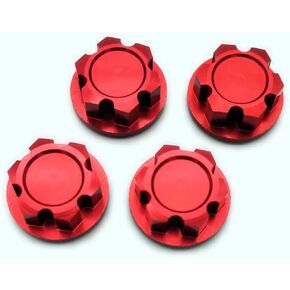 Aluminum Wheel Nuts Wheel Locker 17mm for Traxxas 1/5 X Maxx 7758 Red
