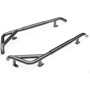 A & UTV PRO Nerf Bars Rock Sliders for 2014-2023 Polaris RZR S 1000 XP 1000 Turbo 900 Trail S 900 Accessories, Heavy Duty Steel Black Tree Kickers, Left & Right Side Steps, 2 Seater