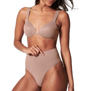 SPANX, EcoCare Seamless Shaping Thong, Cafe Au Lait, Large