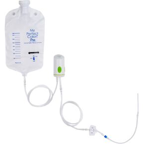 Colon Cleanse My Perfect Colon PRO, Enema Kit for Colon Cleansing, Douche for Deep Colonic Irrigation at Home and on The Go, with Rechargeable Batteries, Ideal for Constipation Even for Bedridden