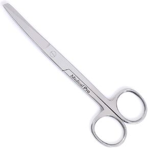 مقص التشغيل، قطعة واحدة من مقص التمريض مصنوع بشكل مستقيم من الفولاذ المقاوم للصدأ الجراحي عالي الجودة SH/BL، 5.5 بوصة MP-0366 (1) in Kuwait