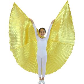 Danzcue 360 Degree Worship Isis Wings, Solid Gold, M-L-Child