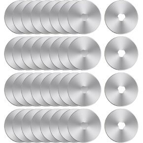 Sutekus 45mm Rotary Cutter Blades 36 Packs Replacement Blades for Crafts Quilting Scrapbooking Sewing, Compatible with Fiskars Olfa Martelli Truecut Cutter (45mm)