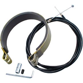 Rear 4" Brake Band Pin with 60" Throttle Cable kit for Go Kart Manco 8252 ASW Yard Cart Mini Bike Dune Buggy Predator 212cc 420cc 196cc 6.5hp ATV Brake Drum (Brake Cable)
