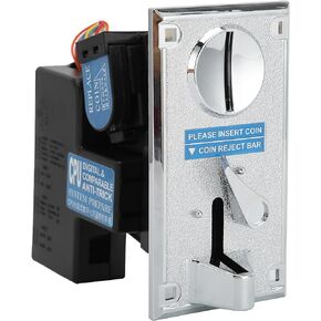 Coins Selector Acceptor for Arcade Video Games, Coin Validator Vending Machine Part and Coin-Operated Collector Panel Support Multi Signal Output