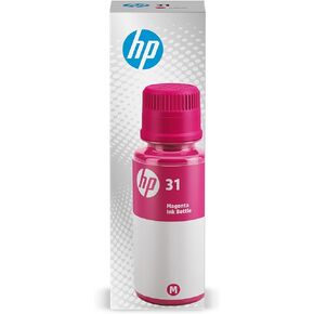 HP 31 | Ink Bottle | Magenta | Up to 8,000 pages per bottle|Works with HP Smart Tank Plus 651 and HP Smart Tank Plus 551 | 1VU27AN