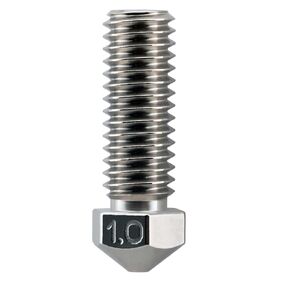 Micro Swiss Plated Wear Resistant High Flow Volcano Compatible/Artillery Sidewinder 1.75mm Nozzles (.4mm)