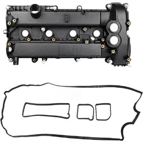 Engine Valve Cover Kit with Gasket Compatible with Land Rover Discovery Sport Lr2 Range Rover Evoque 2012 2013 2014 2015 2016 2017 2018 2019 Replacement for LR070360 LR030368 LR038319 LR056035