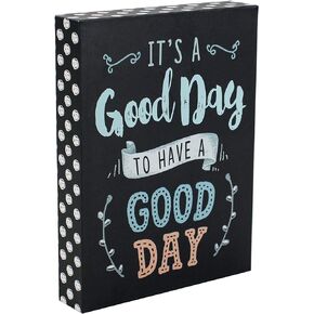 SANY DAYO HOME It's A Good Day to Have A Good Day 8 x 6 inch Wood Box Signs with Inspirational Saying for Office, Home and Wall Farmhouse Decor