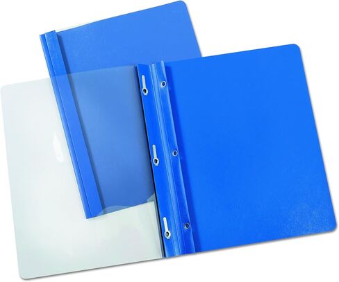 Universal 56116 Paper Report Cover, Tang Clip, Letter, 1/2" Capacity, Clear/Black (Box of 25) in Saudi Arabia