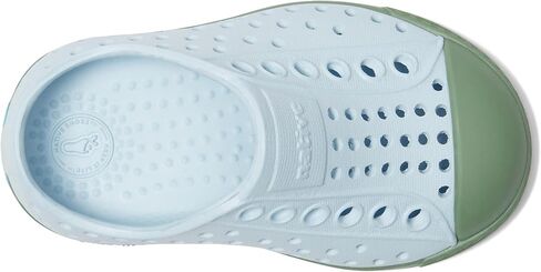 Native Shoes Kids Jefferson (طفل صغير/طفل صغير) - جزء علوي وبطانة من مادة EVA - ثقوب للتحكم في درجة الحرارة أزرق هوائي/أخضر بحيرة 6 طفل صغير M in Saudi Arabia