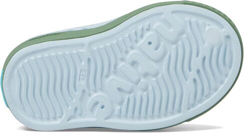 Native Shoes Kids Jefferson (طفل صغير/طفل صغير) - جزء علوي وبطانة من مادة EVA - ثقوب للتحكم في درجة الحرارة أزرق هوائي/أخضر بحيرة 6 طفل صغير M in Saudi Arabia