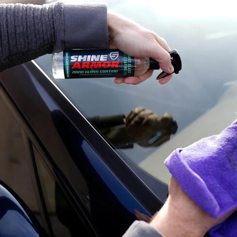 طارد المطر للزجاج الأمامي للسيارة - منظف زجاج نانو بخاخ طارد للماء طلاء الزجاج الأمامي للسيارة مع الجرافين - 8 أوقية فاكهي in Kuwait