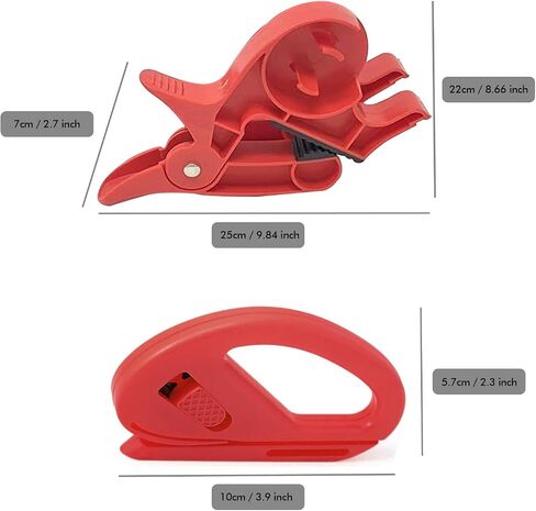 Pack of Clips for Various Types of Paper with Built-in Tape Dispenser and Littel elf Wrapping Paper Cutter. Comes with 2 Tools to Hold The Wrapping Paper with Holder and Clips, for Different Places.… in Saudi Arabia