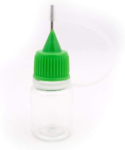 E-outstanding 10pcs Applicator Tips Caps 5 Colors (Black, Red, Blue, Green, Orange) Universal Needle Tip Cover Replacement for Applicator Bottles 5-30ml in Saudi Arabia