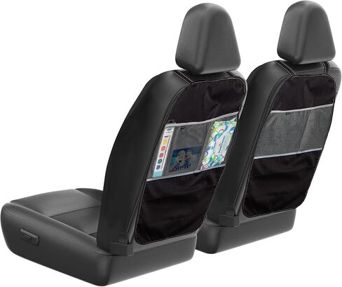 Graco Deluxe Backseat Car Organizer, Kick Mats Back Seat Protector with Tablet Holder, Cup Holders and Convenient Storage Pockets, Waterproof Nylon in Saudi Arabia