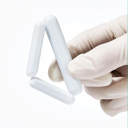12 قطعة PTFE قضيب تحريك مغناطيسي، محرك مغناطيسي خلاط تحريك القضبان 10 مم/0.39 بوصة in Kuwait
