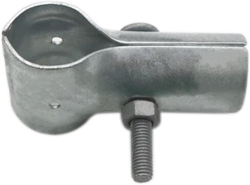 4 قطع 1-3/8"X1-3/8" سلسلة ربط السور T المشبك، نهاية السكك الحديدية T المشبك/لوحة T المشابك، مشابك السياج الفولاذية المجلفنة مع البراغي والصواميل in Kuwait