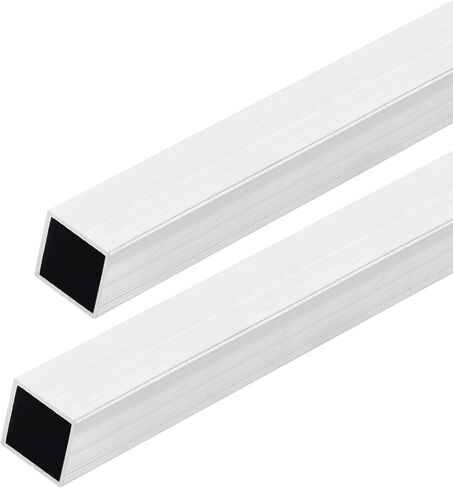 DMiotech 4Pack (15mm x 15mm x 1.5mm) 6063 Aluminum Square Tube 200mm Length Industry Metal Tubing for Machinery Frame Construction DIY Projects in Saudi Arabia