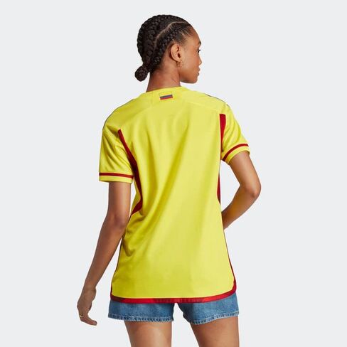 adidas Colombia 22 Home Jersey Women's, Yellow, Size L in Saudi Arabia