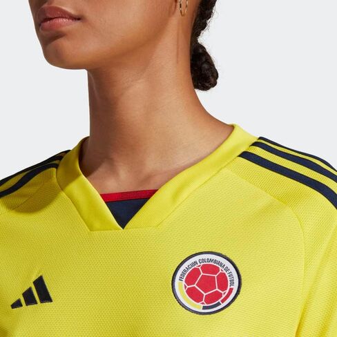 adidas Colombia 22 Home Jersey Women's, Yellow, Size L in Saudi Arabia