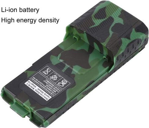 Liion Battery, High Capacity Extended Battery, 7.4V Walkietalkie Battery for , for UV5R, DM5R, UV5R V2+, UV5RQ, BFF8(Camouflage) in Saudi Arabia