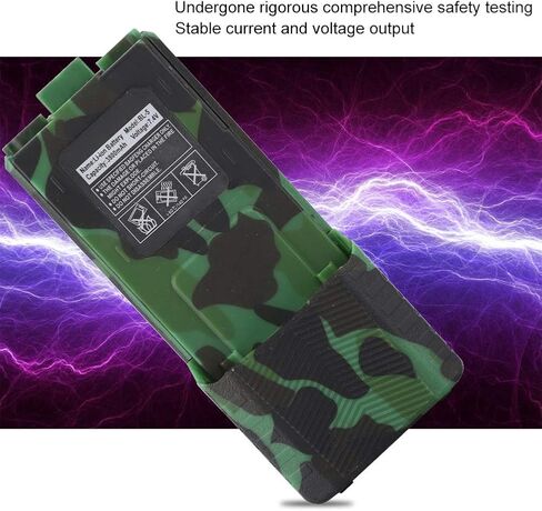 Liion Battery, High Capacity Extended Battery, 7.4V Walkietalkie Battery for , for UV5R, DM5R, UV5R V2+, UV5RQ, BFF8(Camouflage) in Saudi Arabia