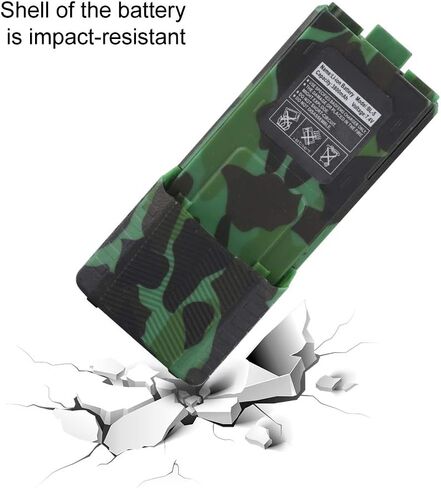 Liion Battery, High Capacity Extended Battery, 7.4V Walkietalkie Battery for , for UV5R, DM5R, UV5R V2+, UV5RQ, BFF8(Camouflage) in Saudi Arabia
