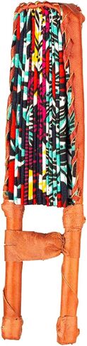 in Ghana Colorful Ankara African Print Handheld Bolga Folding Fan With Leather Handles Handheld African Fabric Folding Fan (Fan C) in Saudi Arabia