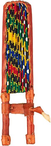 in Ghana Colorful Ankara African Print Handheld Bolga Folding Fan With Leather Handles Handheld African Fabric Folding Fan (Fan C) in Saudi Arabia