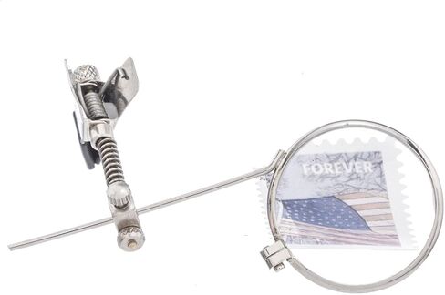 SE Triple Lens Loupe - 3.3X, 6.6X, 9.9X Magnification, 1-1/8" Lens, Clip-On for Hands-Free Use in Jewelry, Watchmaking, and Hobbies - MI129-333 in Saudi Arabia