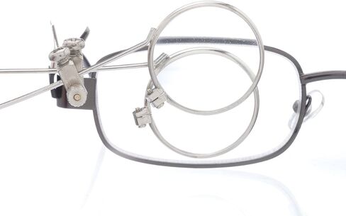 SE Triple Lens Loupe - 3.3X, 6.6X, 9.9X Magnification, 1-1/8" Lens, Clip-On for Hands-Free Use in Jewelry, Watchmaking, and Hobbies - MI129-333 in Saudi Arabia