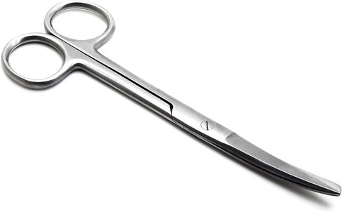 مقص طبي منحني مقاس 5.5 بوصة، أدوات تشغيل جراحية حادة/حادة in Kuwait