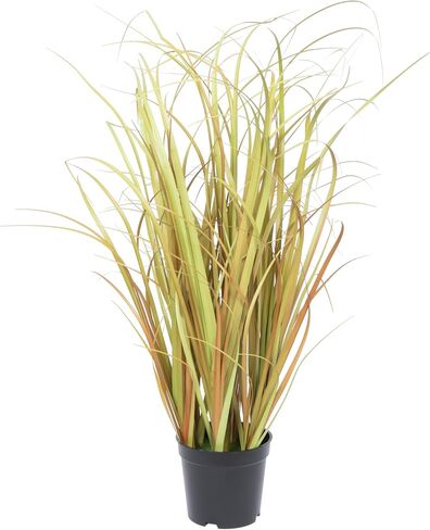 Vickerman Everyday 36" عشب بني صناعي مختلط مع وعاء بلاستيكي أسود - ديكور نبات العشب الصناعي - لمسة خضراء داخلية للمنزل أو المكتب in Saudi Arabia