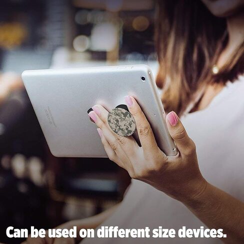 PopSockets: قبضة وحامل قابلان للطي للهواتف والأجهزة اللوحية - أسود in Saudi Arabia